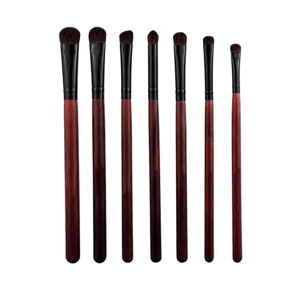 

7pcs/set Professional Cosmetic Eye Angled Eyebrow Brow Brush Makeup Tool Eyeliner Brush