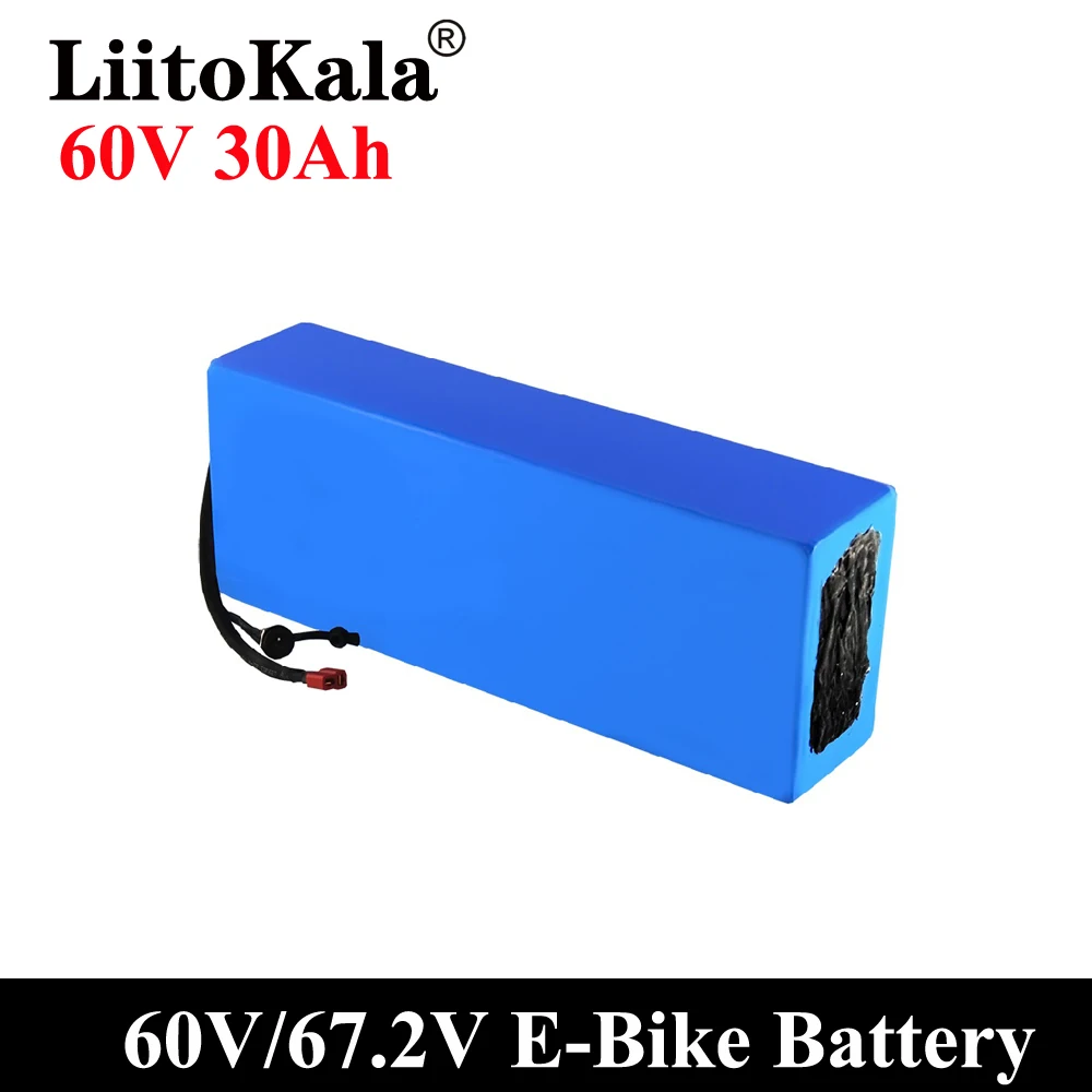 

LiitoKala E-bike battery 60V 20ah 25ah 30ah 15ah 12ah li-ion battery pack bike conversion kit bafang BMS High power protection