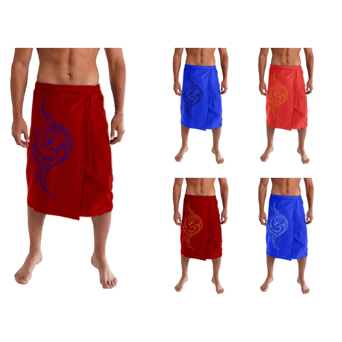 

Белая классическая высококачественная одежда из самоанской Фиджи, одежда Thoreau для молодых мужчин, ie faitaga, модная аборигенная полуюбка, фабри...