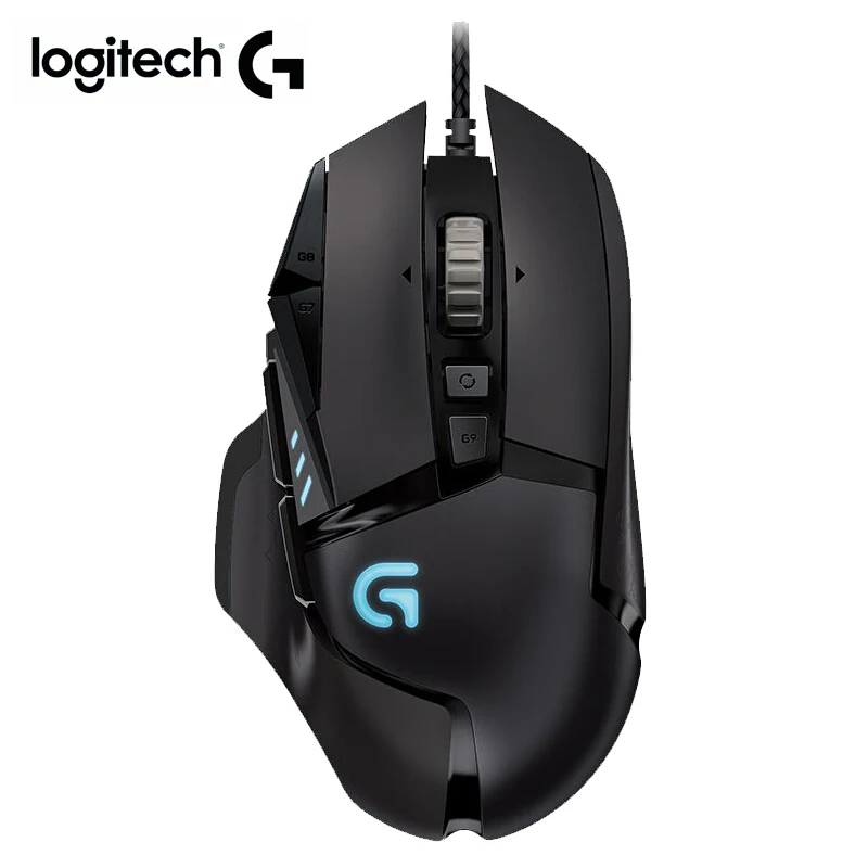Оптическая мышь G502 HERO gaming mouse от lotech wiht Hero sensor 16000 dpi RGB проводная для overwatch PUBG DOTA