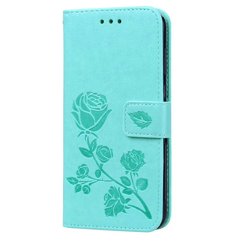 rose leather wallet coque cover for umi umidigi power 5 3 a3 pro a3s a3x flip phone case fundas free global shipping