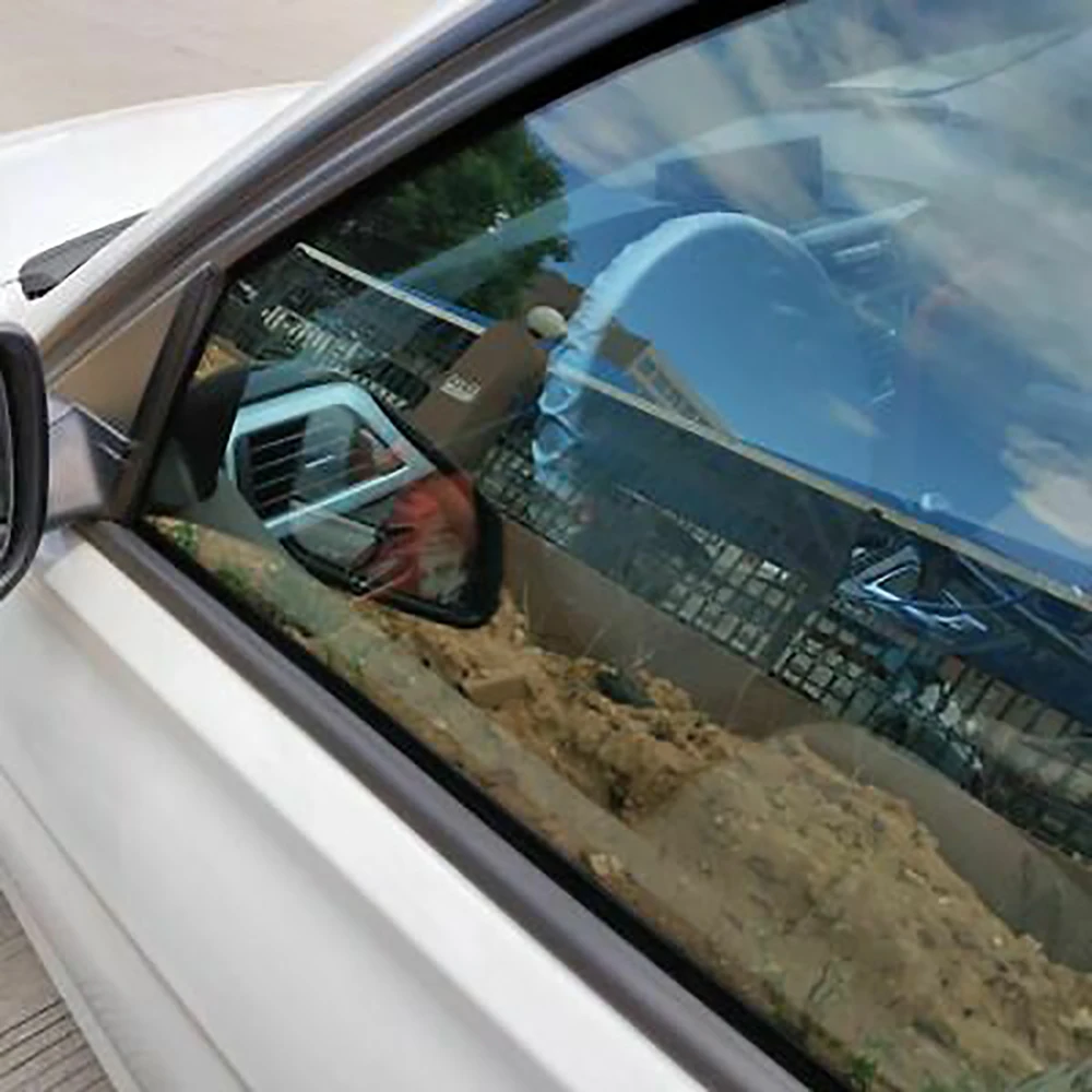 

1pc Sun Shade Auto Cover Steering Wheel Sun Block Heat Shield Sunscreen Silver