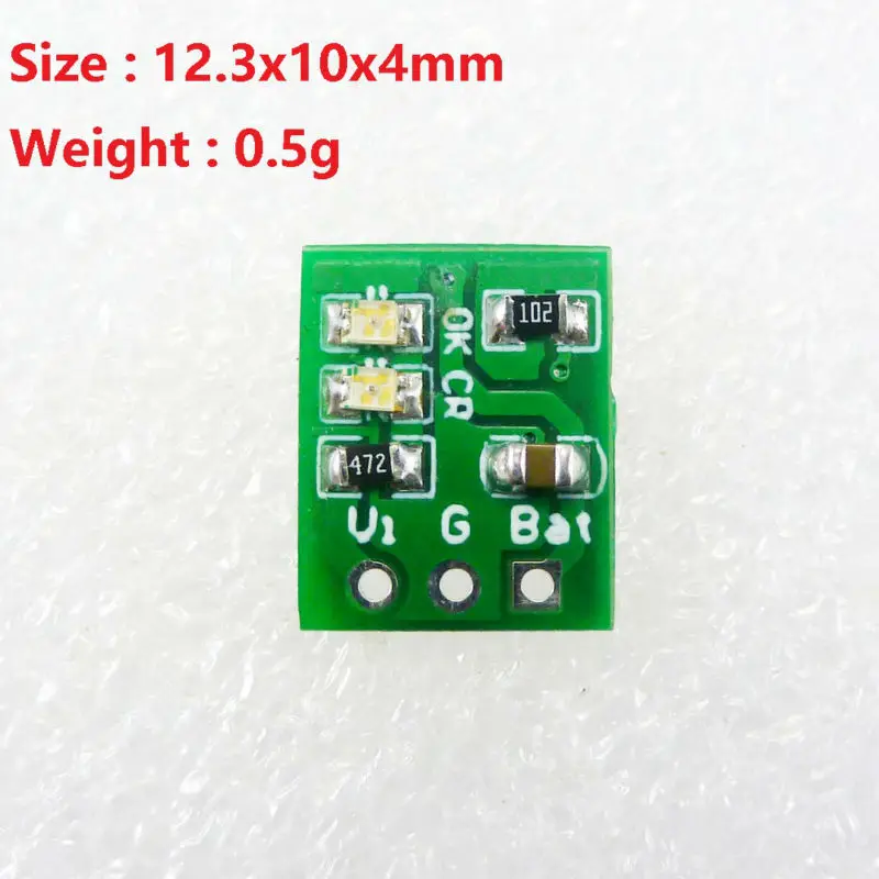 

DD08CRMB 1A Ultra-small Li-ion Rechargeable Battery Charger Module ME4056 instead TP4056 for 18650 breadboard power bank