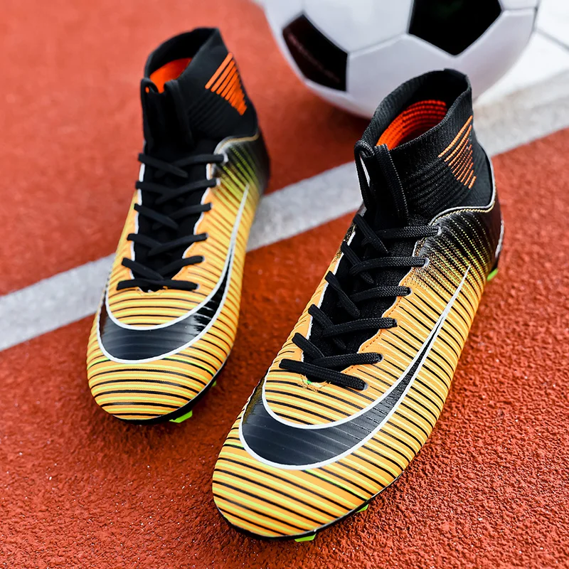 Youth Long Nails Flat Shoes Sneakers Plus Size High Training Football | Детская одежда и обувь