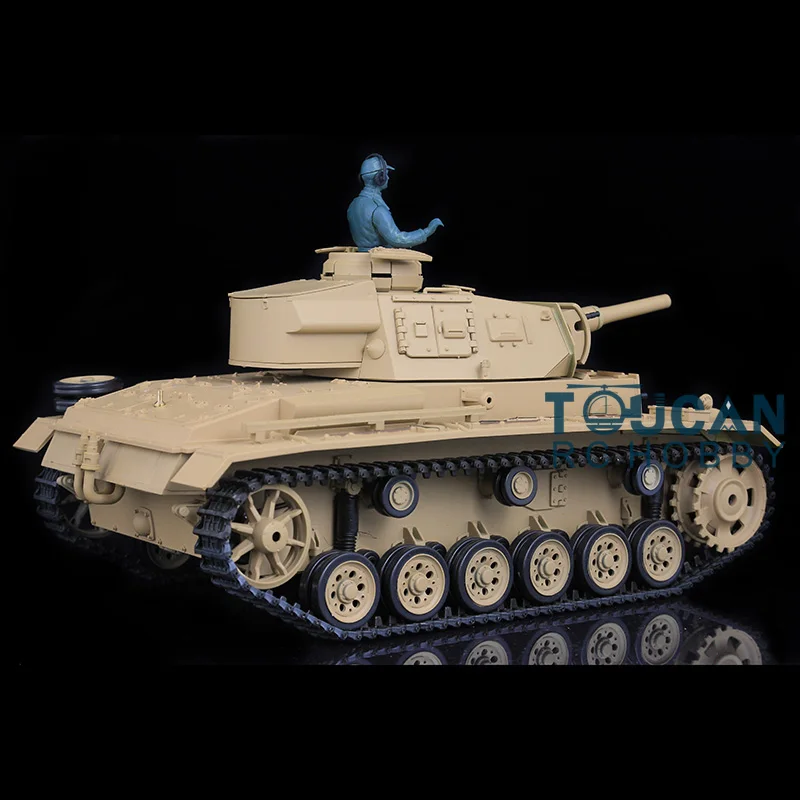 2 4G Heng Long 1/16 весы 6.0 пластик немецкий Panzer III H RTR радиоуправляемая модель танка 3849