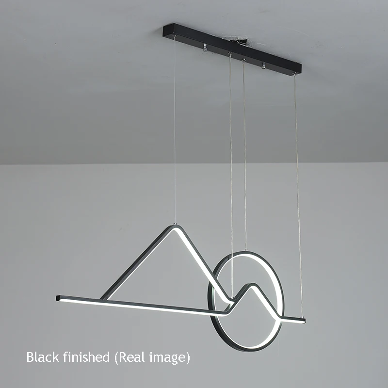 Современная люстра Verllas золотого и черного цвета освещение для гостиной столовой