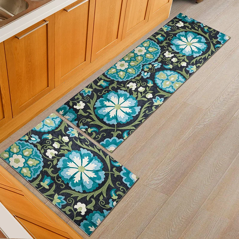Скандинавский короткий кухонный коврик для домашнего декора входная дверь