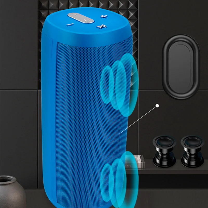 Portable Bluetooth Speaker 5.0 Computer Sub woofer Speakers Loudspeaker 3D Stereo Music Box FM Radio Build-in Mic For Phone | Электроника