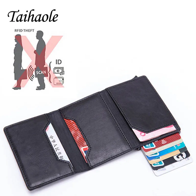 Кредитный держатель для карт 2020 новый алюминиевый кошелек из искусственной кожи