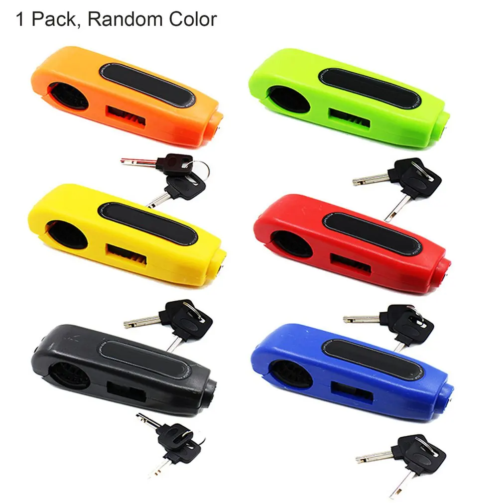 

NEW Universal Motorcycle Handlebar Lock Motorbike Scooter Brake Throttle Grip Anti Theft Locks ATV Dirt Bike Handle Bar Lock