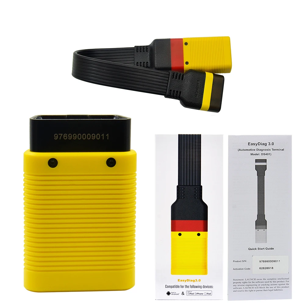 Диагностический сканер OBD2 LAUNCH EasyDiag 3 0 для Android OBDII Bluetooth| |
