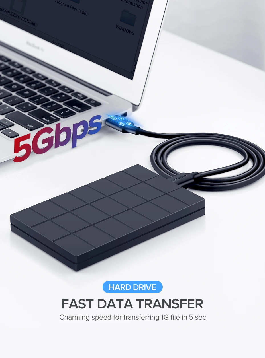 Ugreen USB к USB Удлинительный кабель Тип A Мужской к usb-вилке 3,0 2,0 удлинитель для радиатора жесткий диск Webcom usb-кабель для камеры расширения