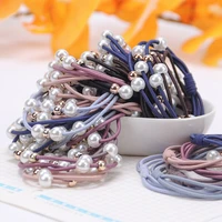 girls elastic hair bands ponytail tie gum holder rubber bands hair accessories women multicolor hairpins