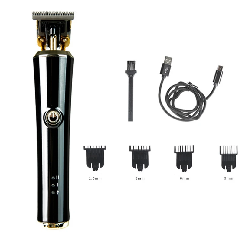 

Electric Men Hair Trimmer Rechargeable Hair Clippers Low Noise Hair Cutting Kit Barber Scissors Blade Hair Length Adjust
