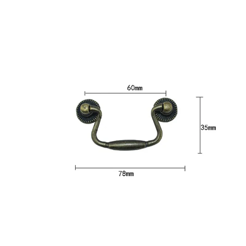 12 шт. 78x3 5 мм/100x50 мм Бронзовый Золотой винтажный Европейский простой деревянный