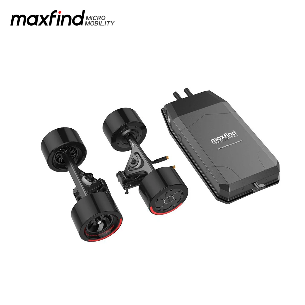 

Maxfind DIY electric skateboard kit Double Drive Hub Motor longboard set with Motherboard battery remote control for skateboard