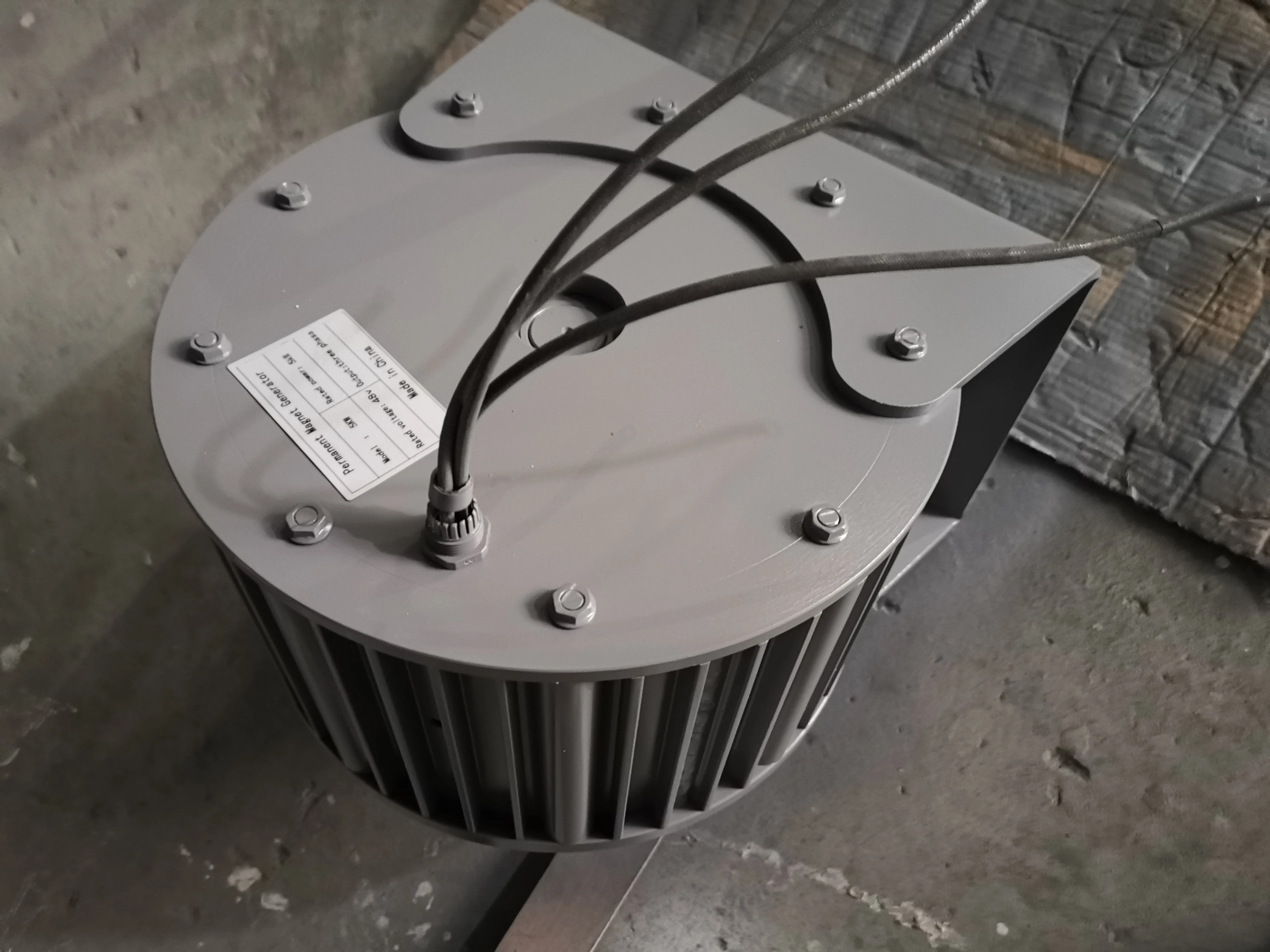 Цена по прейскуранту завода 5KW низкая RPM AC 220V 380V трехфазный генератор постоянного