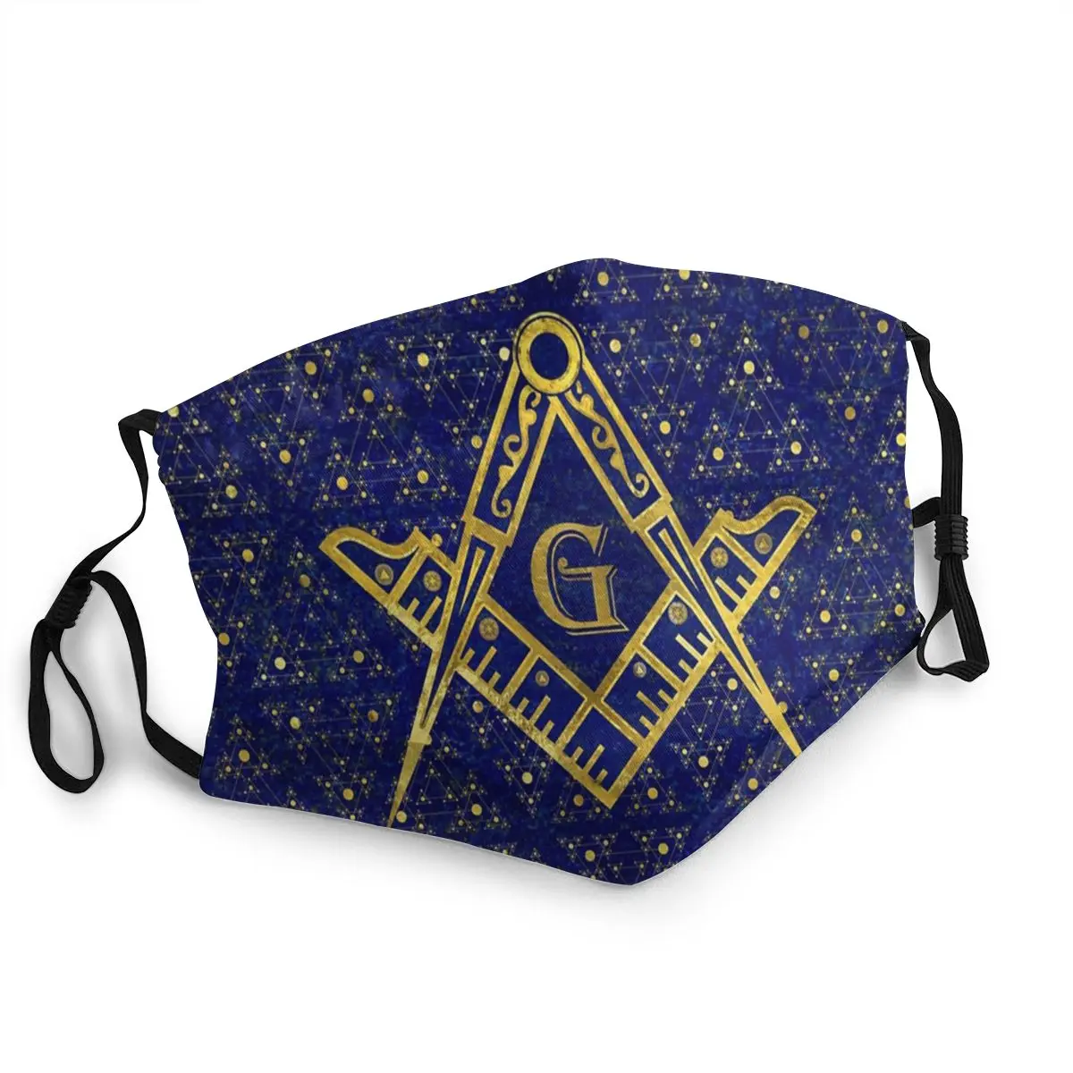 

Freemasonry Symbol Reusable Face Mask Masonic Mason Freemason Anti Haze Dustproof Mask Protection Mask Respirator Mouth Muffle