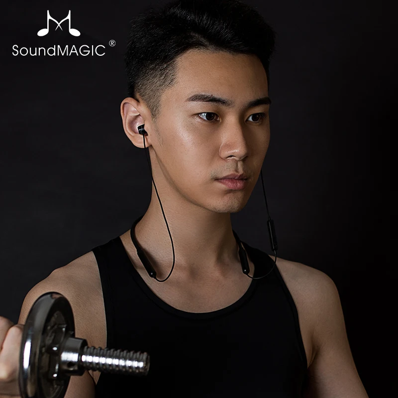 Беспроводные наушники SoundMAGIC E11BT bluetooth v5.0 спортивные легкие наушники-вкладыши с