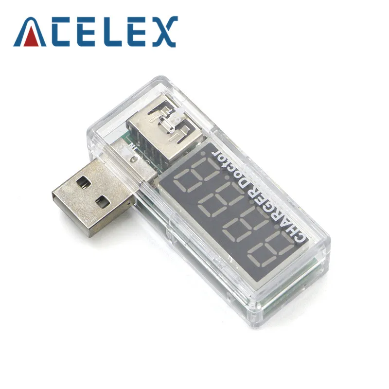 Цифровой USB мобильный мощность зарядки Ток Напряжение тестер метр мини зарядное