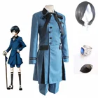 Костюм для косплея черного Батлера из японского Аниме Kuroshitsuji Sky Phantomhive воплощение себастти аристократик аксессуары для косплея