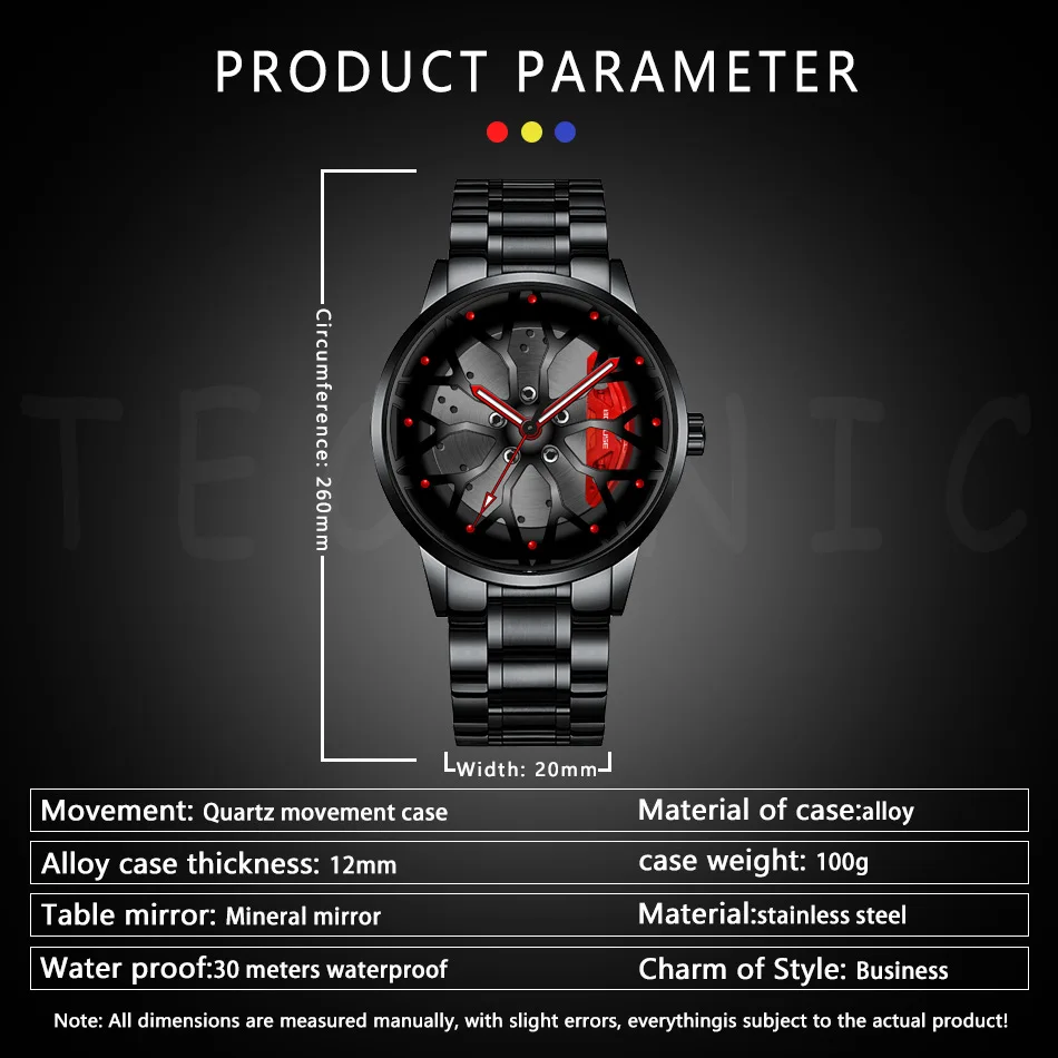 Роскошные спортивные мужские кварцевые часы F1 Ferrary Racing черные Автоматические