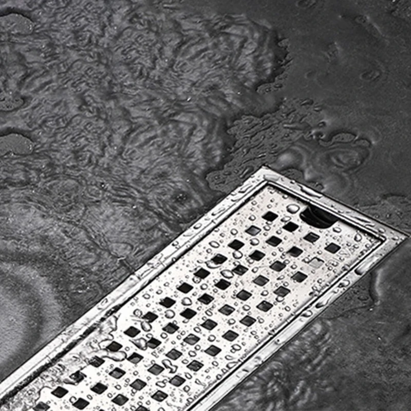 Прямоугольный линейный Слив для душа 12/24 дюйма с аксессуарами съемная решетка