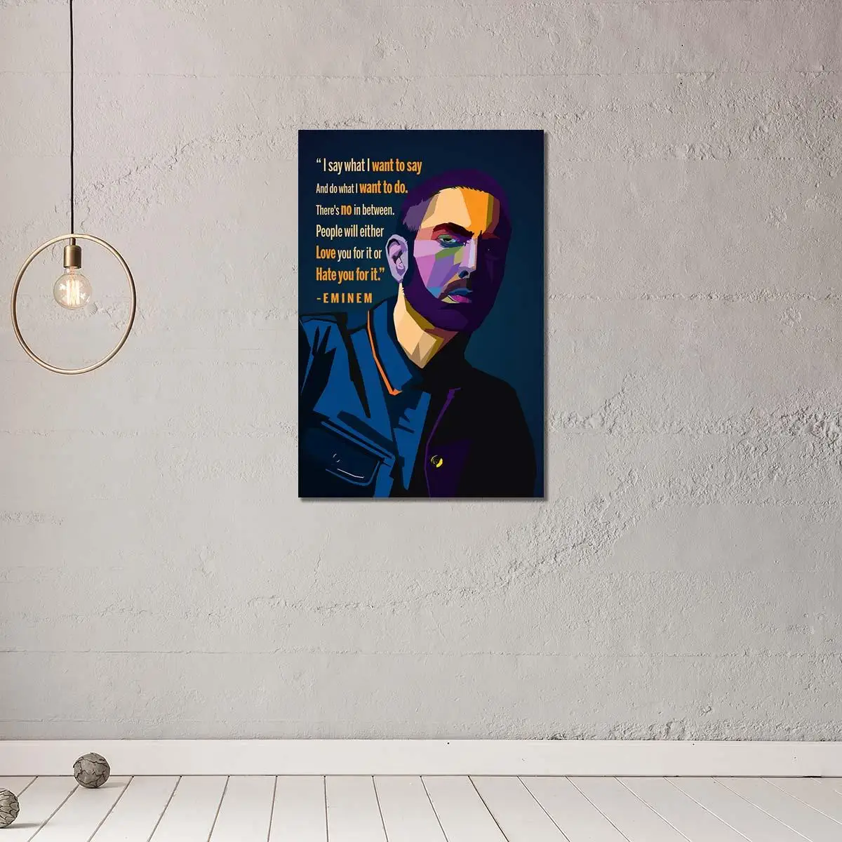 

Modern Canvas Painting Eminem Art Posters Modern Paintings for Living Room Wall Pictures Home Decoration Cuadro