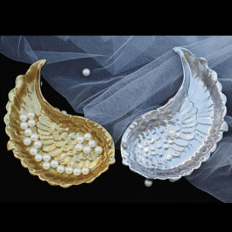 

1 Pair DIY Wing Tray Silicone Jewelry Resin Mold Wings Shape Dishes Plate Mold Resin Casting Mold Jewelry Art Craft Tool