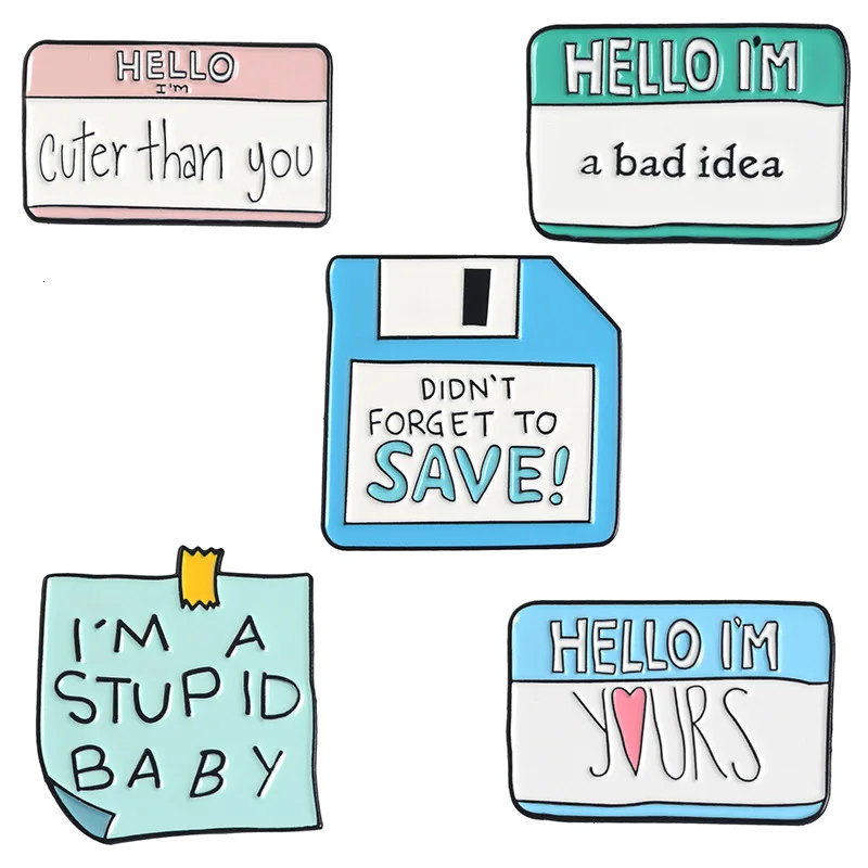 Мультяшная Геометрическая модельная брошь с удобным знаком в виде веса для