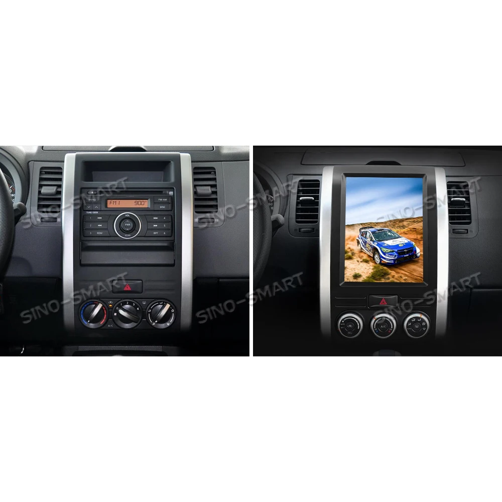 sinosmart tesla style ips screen car gps multimedia player radio navigation for andriod nissan x trail t31 mx6 2007 2014 free global shipping