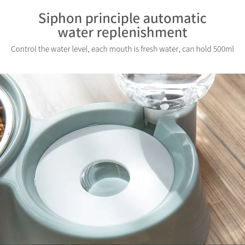 Автоматическая Емкость для домашних животных кухонная чаша с дозатором воды