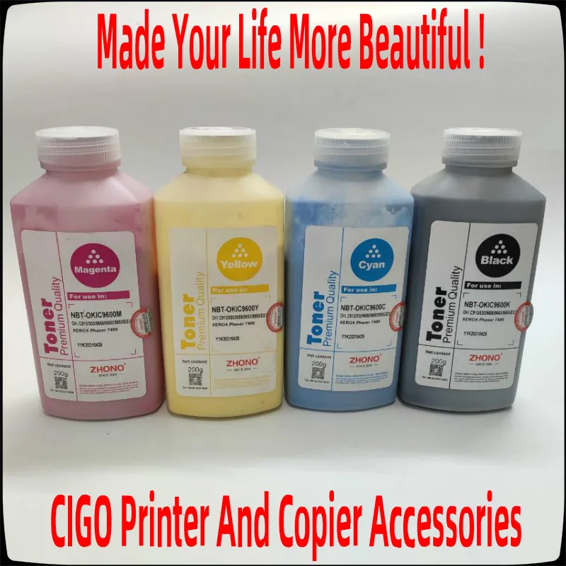 Картридж с тонером для принтера HP Color LaserJet 1500 2500 2550 2820 2840 C9700A C9701A C9702A C9703A|powdered