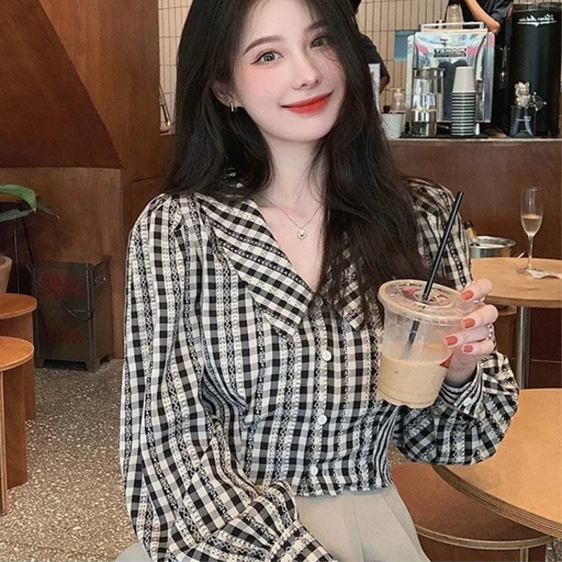 Южная Корея 2021 французский топ с пышными рукавами комплексный Rac | Женская одежда