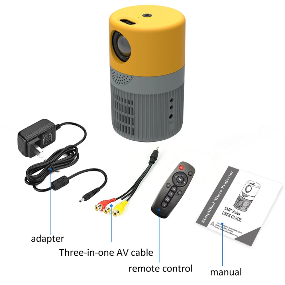 VCHIP YT400 Projector mini projector Home Proyector For Theater 1080P WiFi Portable Media Player проектор | Электроника
