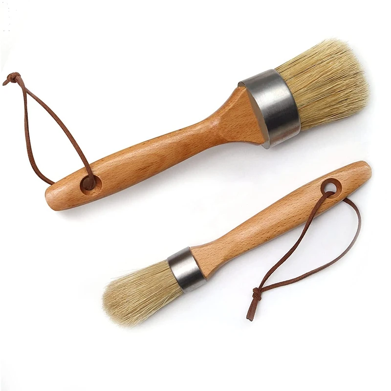2 шт. кисть для нанесения воска на мебель трафареты деревянные работы восковая