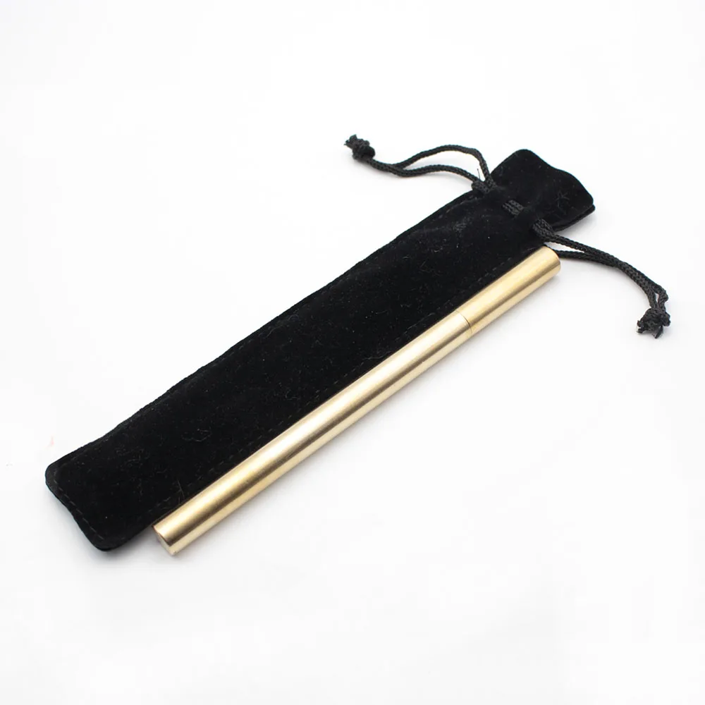 Металл 0 7 мм латунная шариковая ручка с Поворотный Масляный Нержавеющая сталь