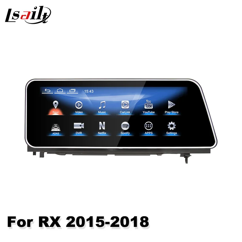 

Lsailt 12.3 Inch Android Car Multimedia Screen for Lexus RX 2015-2018 RX350 RX450H RX200T With Wireless Carplay+Android Auto