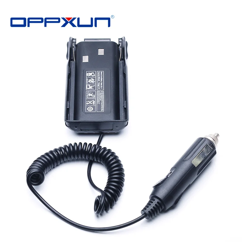 

OPPXUN Walkie Talkie BL-8 BL8 Car Charger Battery Eliminator Adapter High End for Two Way Radio Baofeng UV-82 UV-82L UV-8D UV-89