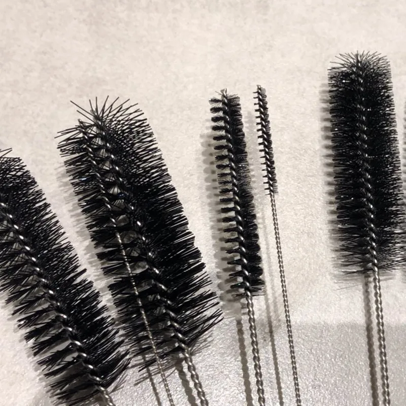 10 шт. нейлоновые щетки для труб набор соломы питьевой соломинки Чистые очки щетка