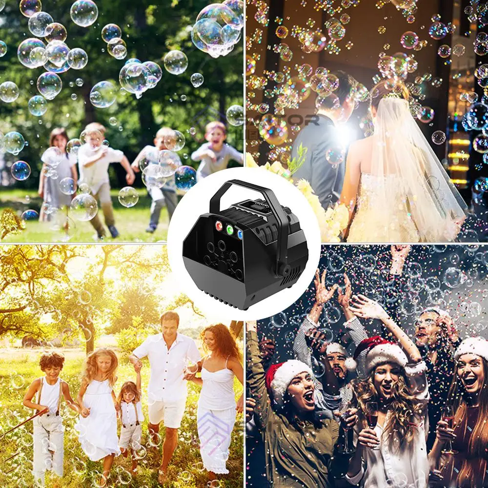 Светодиодный RGB сценический светильник s автоматическая машина пузырьков