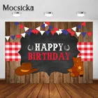 Mocsicka ковбойский Западный фон Дикий Запад день рождения ковбойский деревянный сарай фотография фон для фотосъемки