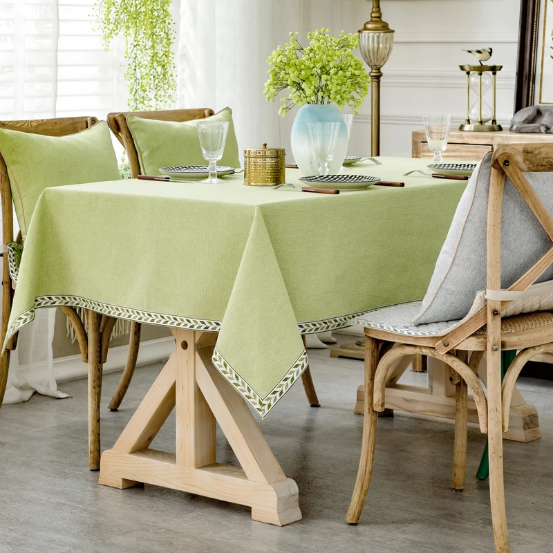 Водонепроницаемая скатерть маслостойкая Скатерть однотонная прямоугольная