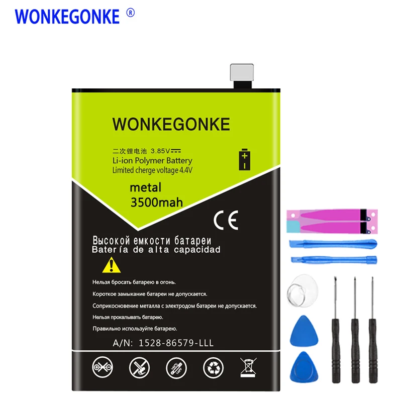 WONKEGONKE для Ulefone металлический мобильный телефон аккумулятор|Аккумуляторы