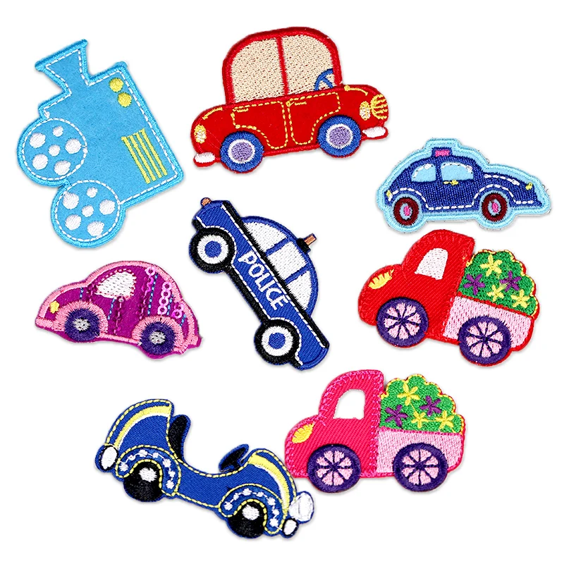 Детские нашивки для автомобиля одежда мальчиков милые значки с рисунками из