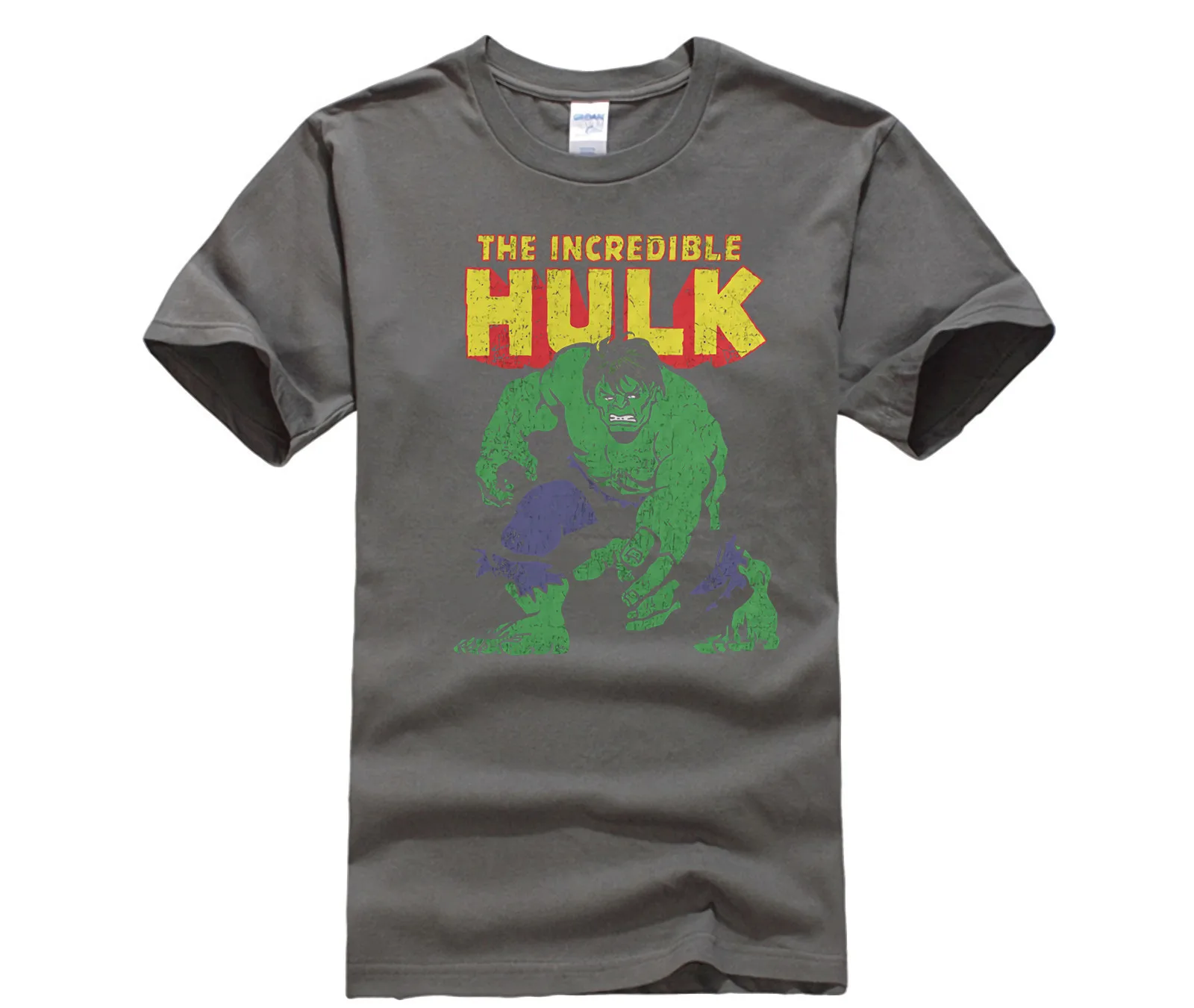 Повседневная Свободная летняя футболка с круглым вырезом для мужчин новая