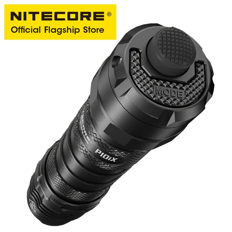 NITECORE P10iX Rechargeable Flashlight Powerful 4000 Lumens USB Tactical Flashlight One Button Strobe, 5000mAh NL2150HPi Battery enlarge
