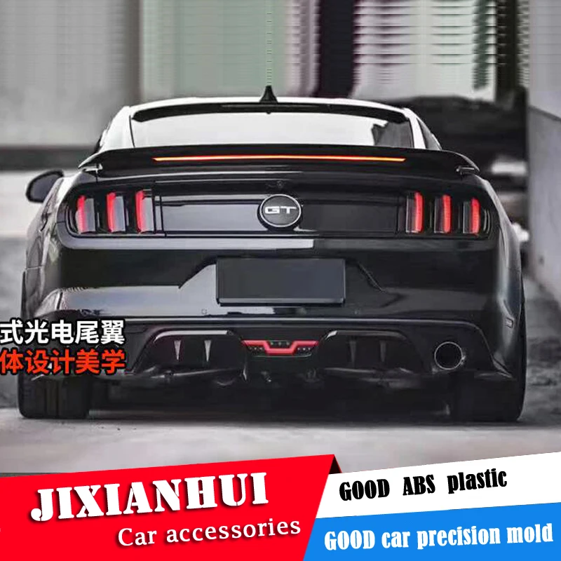 Спойлер для Mustang 2015-2018 Ford GT светодиодный спойлер из АБС-пластика заднего крыла