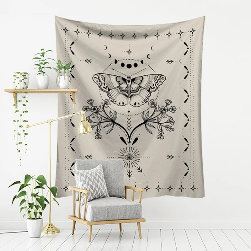 Психоделический гобелен серия карт Таро напечатанная домашняя настенная