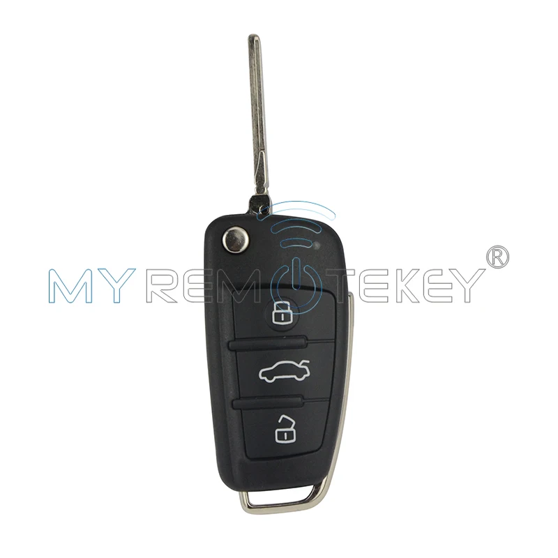 Автомобильный Дистанционный ключ 8P0 837 220 D для Audi A3 TT 2006 2013 434 МГц ID48 HU66 3 кнопки
